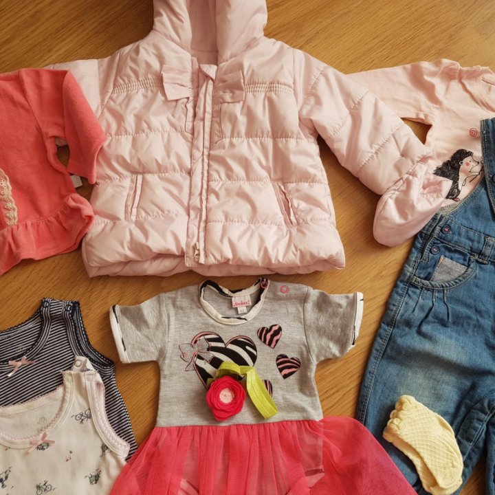Пакет одежды для девочки 3-9мес.