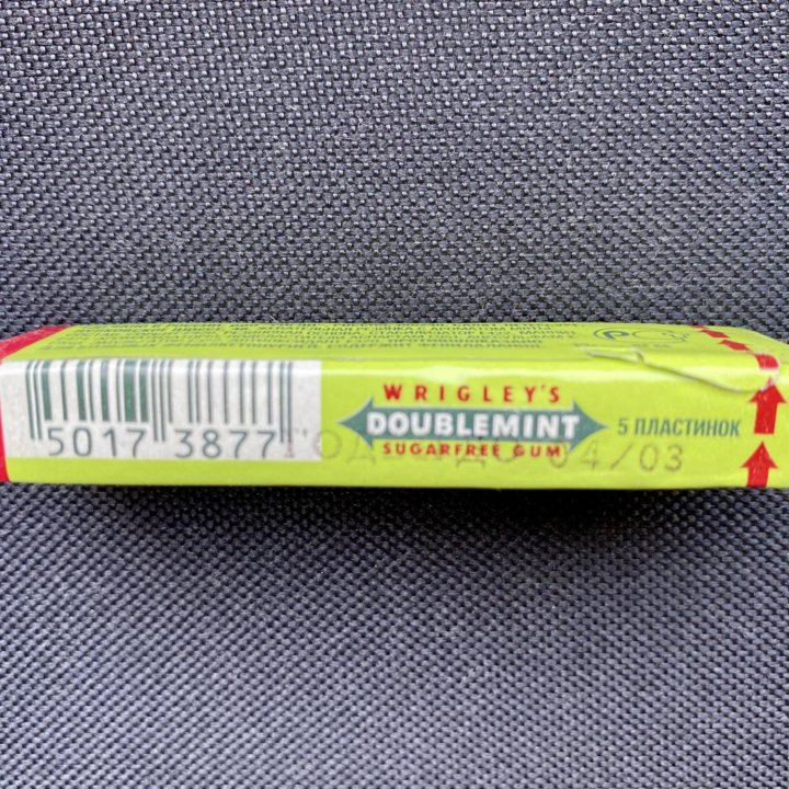 Жвачка Wrigley's Doublemint 2003 год выпуска