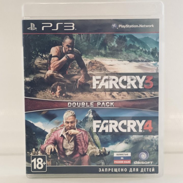 Far cry 3+Far cry 4 игра на Ps3