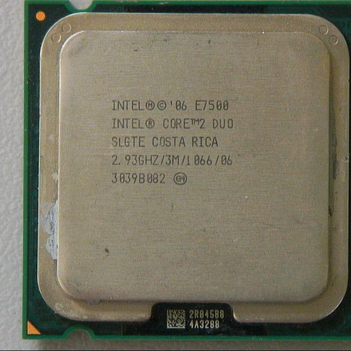 Intel Core 2 Duo e7500