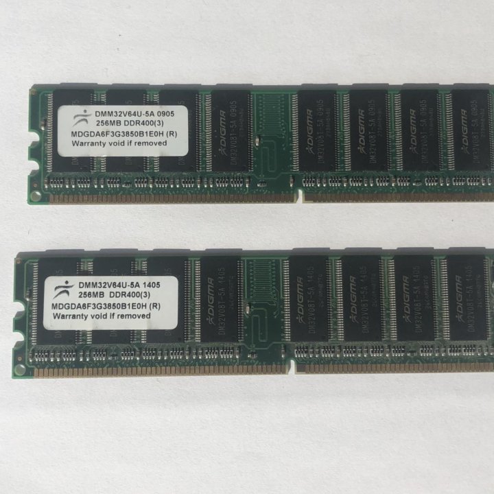 Оперативная память 256 мв ddr 400 (3) новые.