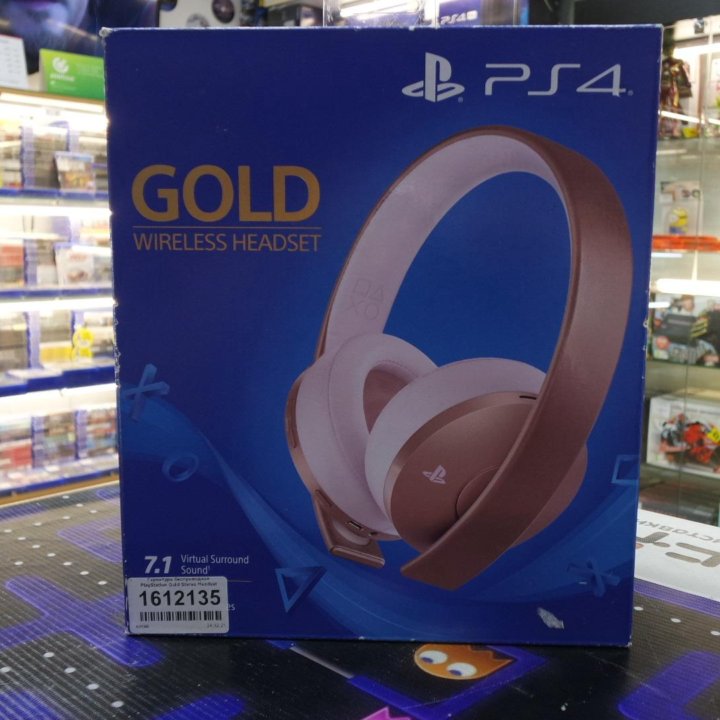 Наушники Sony Gold Rose PS4.Приставки'н