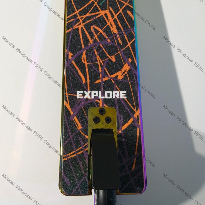 Трюковой самокат Explore Flamina Deluxe Neo Chrome