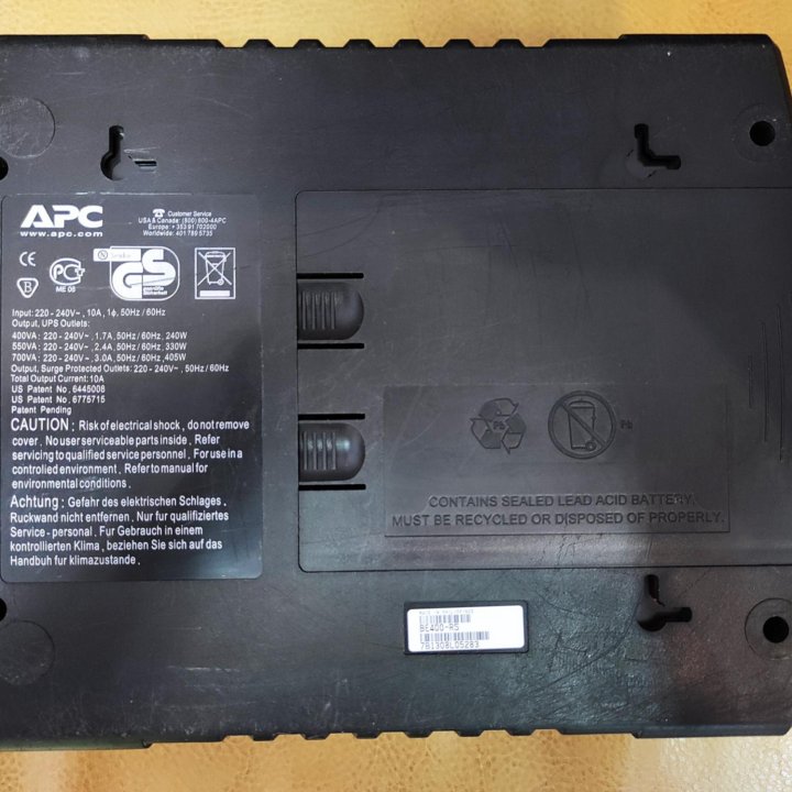 Резервный Ибп APC Back-UPS ES 400