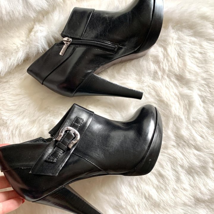 Ботильоны кожа