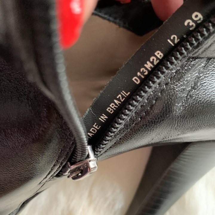 Ботильоны кожа