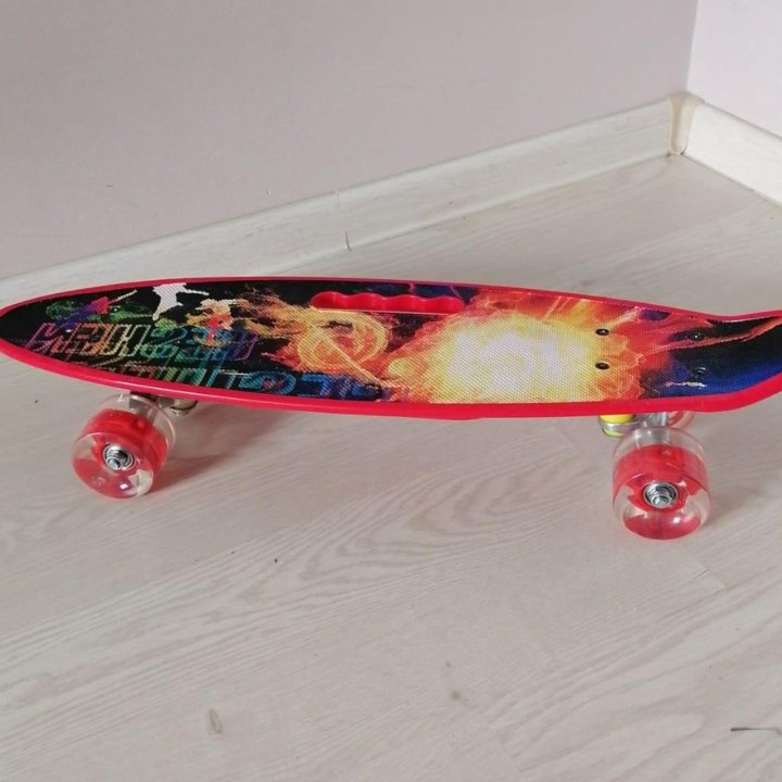 Красный скейт борд Penny board 60см