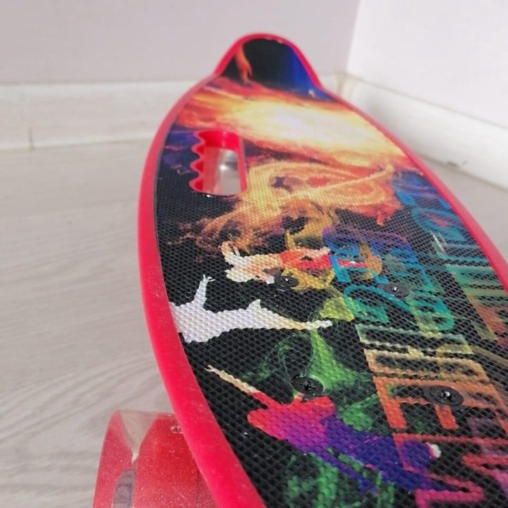 Красный скейт борд Penny board 60см