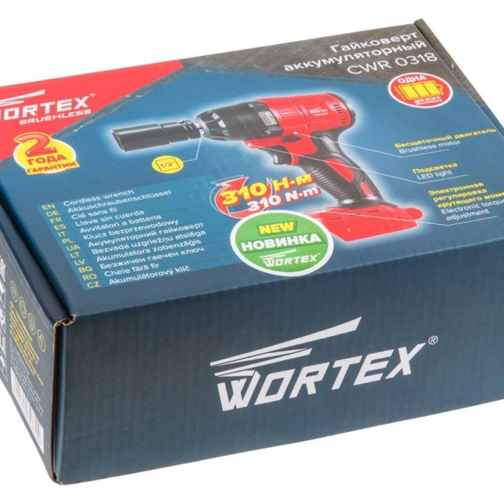 Аккумуляторный гайковерт Wortex CWR 0318 ALL1