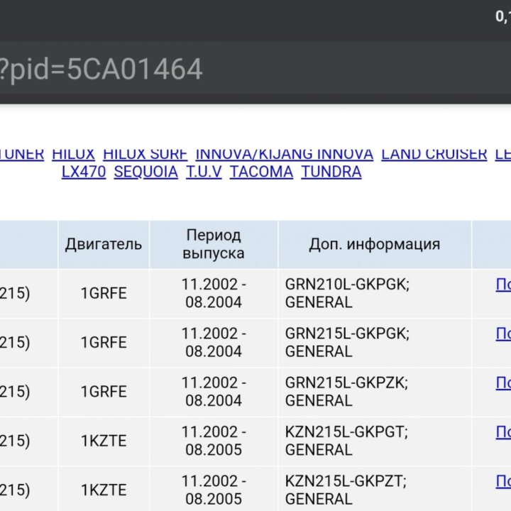 Оригинал Фильтр АКП Тойота