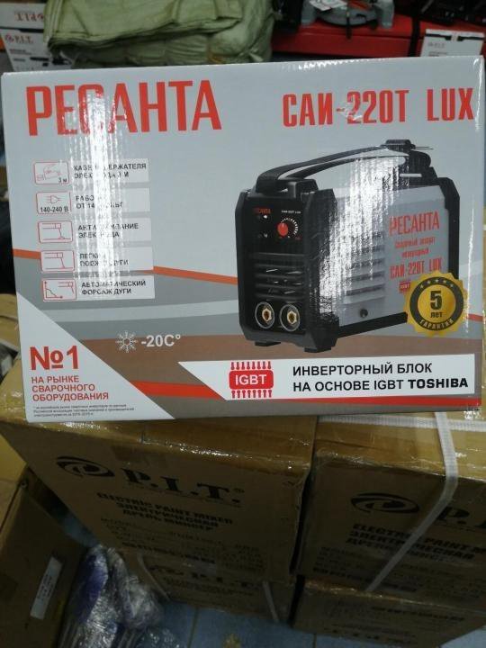 Сварочный аппарат ресанта саи-220T LUX