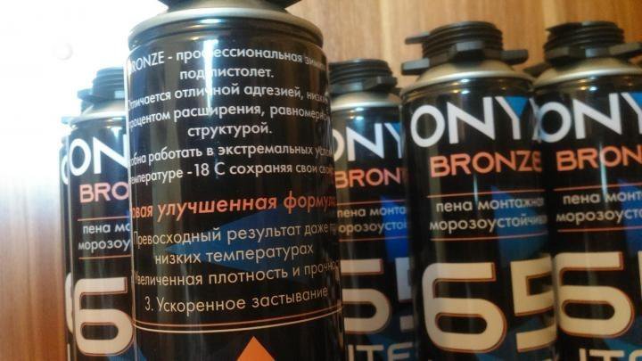 Монтажная пена Onyx bronze ( зима ) 65 мл