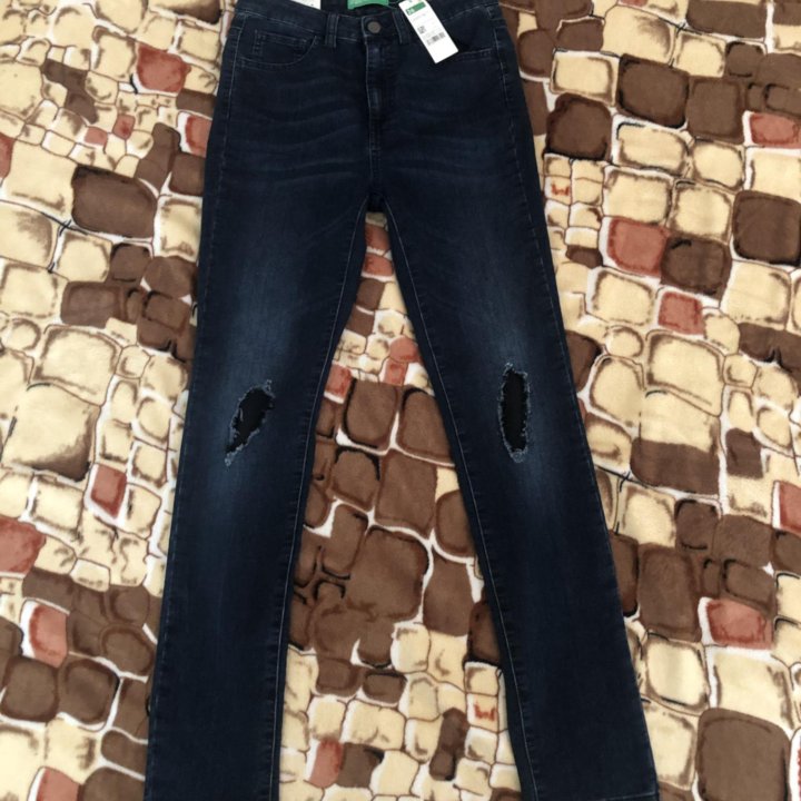 Джинсы benetton skinny Италия