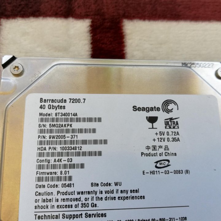 Hdd Barracuda 7200.7 40gb