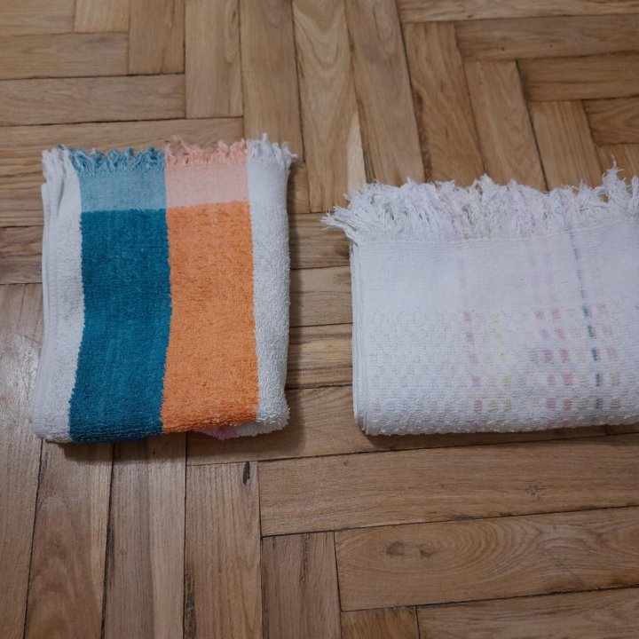 Махровые полотенца набор 2 шт
