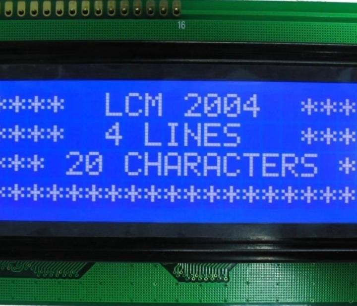 LCD2004, Индикатор символьный 2004х4 HD44780
