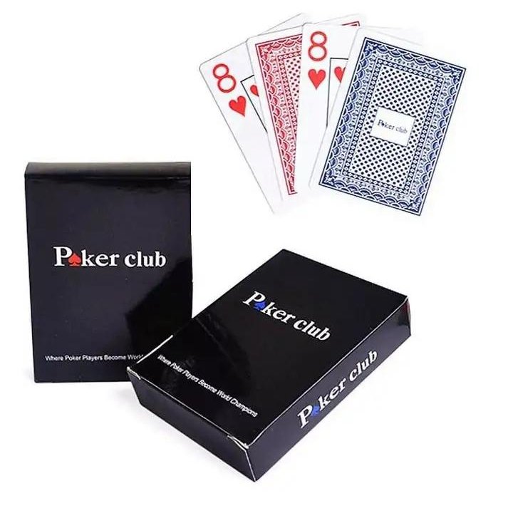 Карты покерные Poker club (100 пластик)