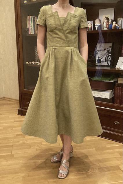 Платье джинсовое