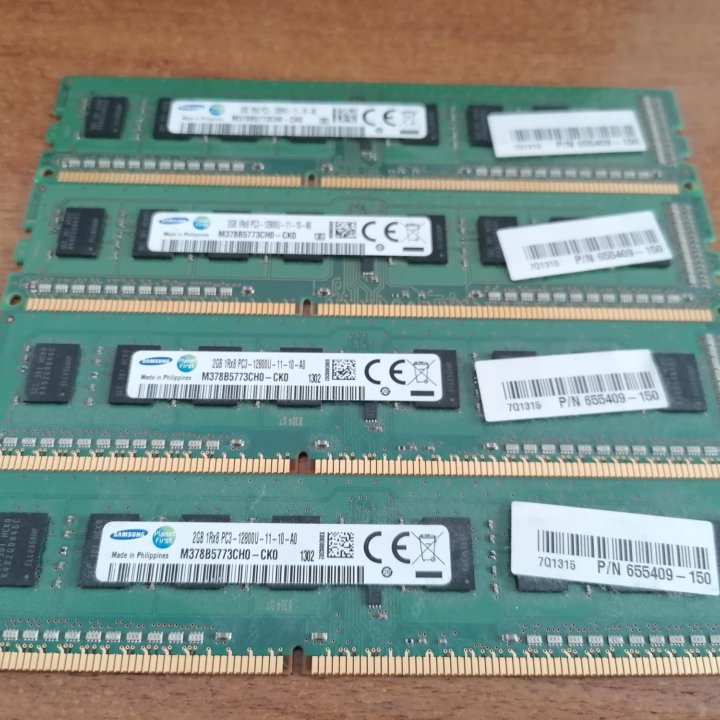 Samsung 8GB (4x2GB), DDR3 PC3-12800 1600 MHz