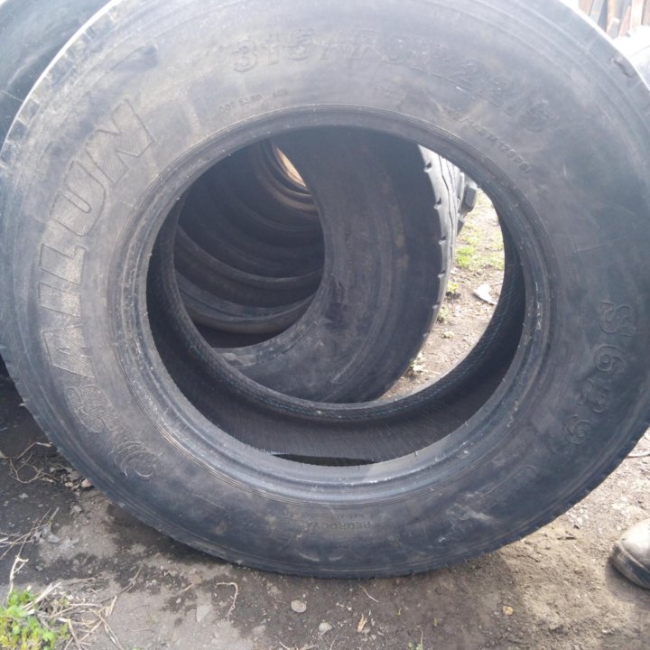 Продам шины б\у SAILON 315-70R22.5