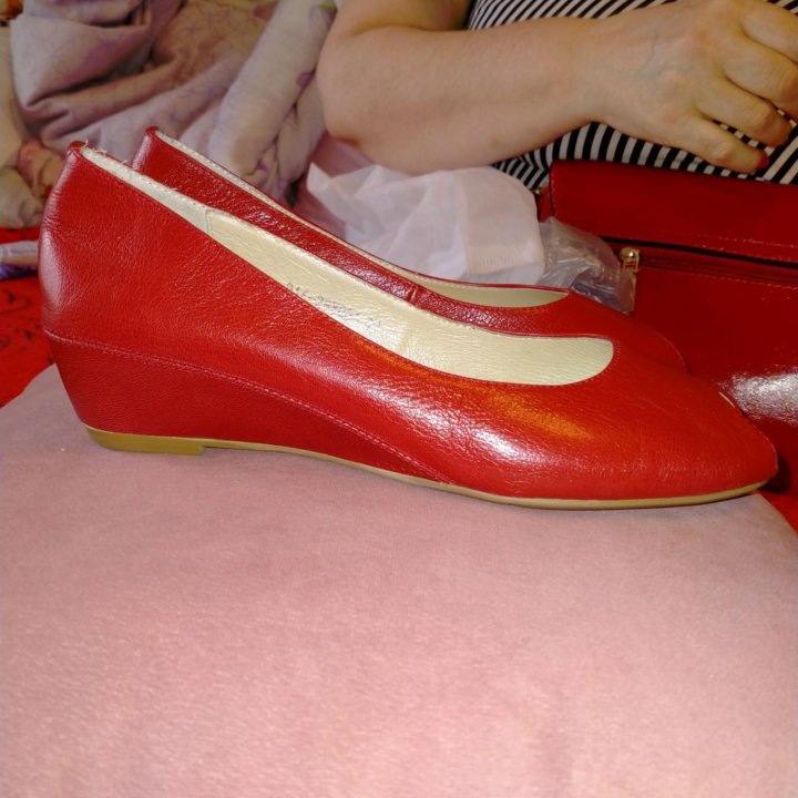 Туфли кожаные