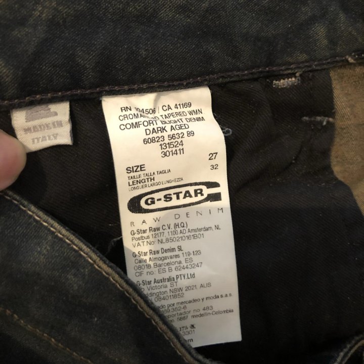 G-star raw джинсы новые оригинал