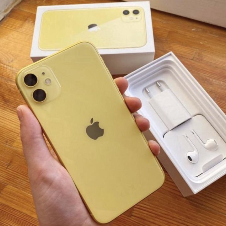 iPhone 11 64gb Yellow RFB Магазин,Рассрочка