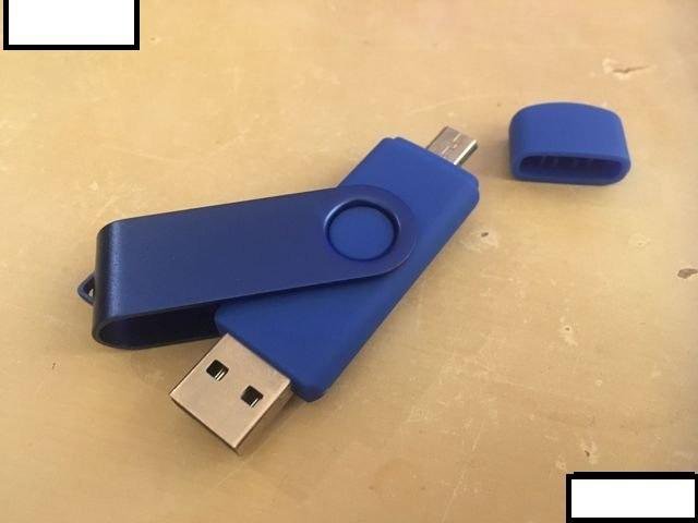 Флешка двусторонняя USB-микро и ТС 32Гб