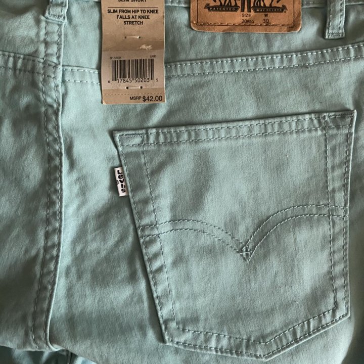 Новые мужские шорты LEVIS оригинал