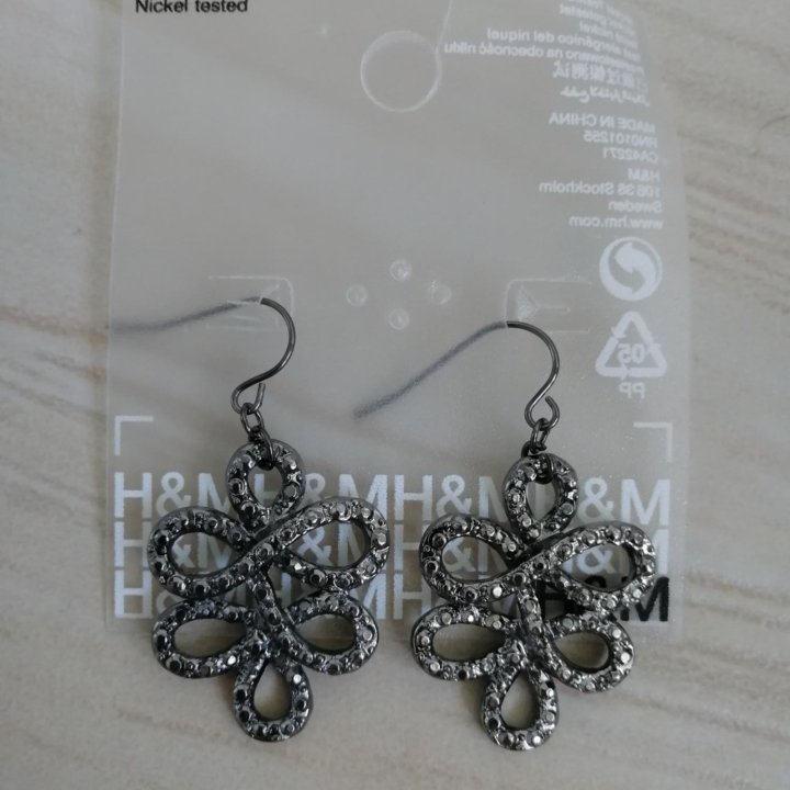 Серьги h&m