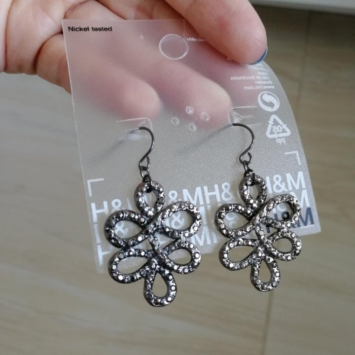 Серьги h&m