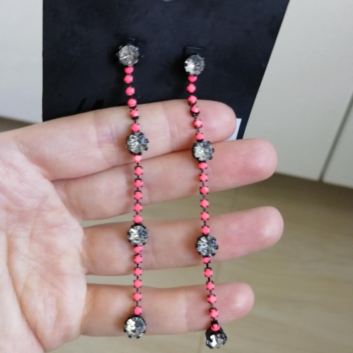Новые серьги H&m