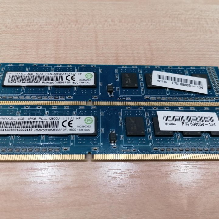 Ramaxel 8GB(2x4GB) DDR3 PC3L-12800 1600 MHz