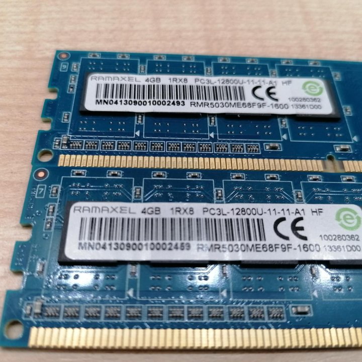 Ramaxel 8GB(2x4GB) DDR3 PC3L-12800 1600 MHz