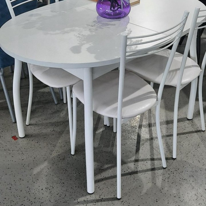 Стол белый стол овальный стол 1200