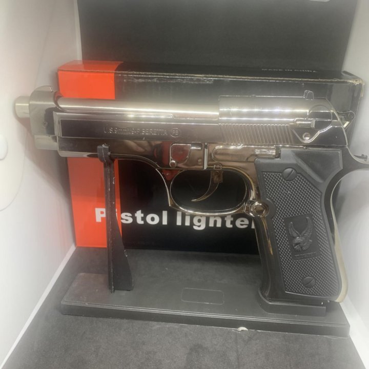 Зажигалка пистолет Beretta 9 mm M 9