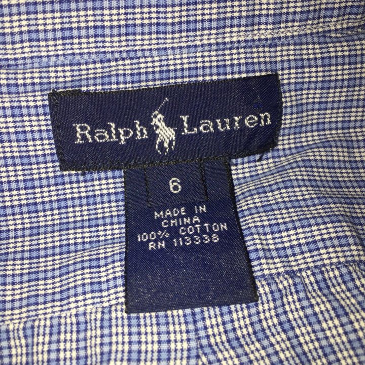 Рубашка Ralph Lauren на 5-7 лет