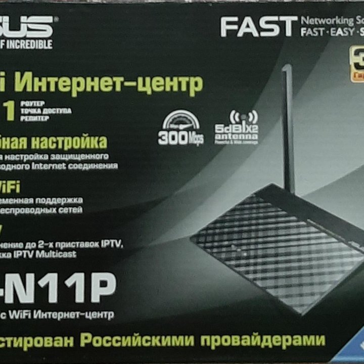 Wi-Fi роутер ASUS RT-N11P