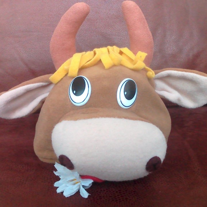 Карнавальная Шапка Бык Бычок Корова