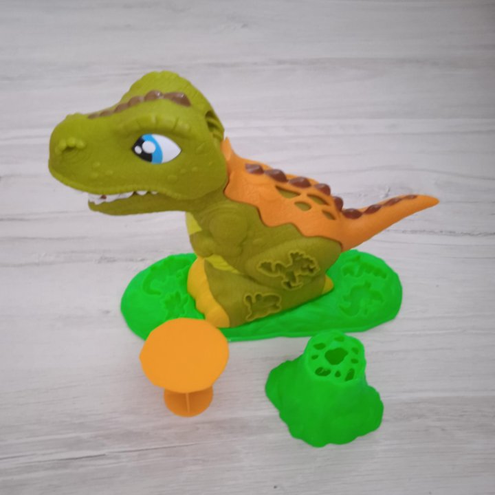 Динозавр для play doh