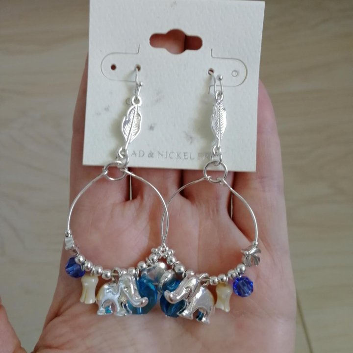 Новые серьги