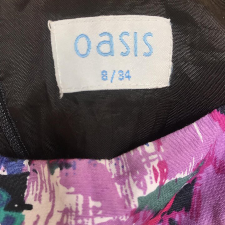 Женская одежда 42.Летнее платье мини Oasis 8/34