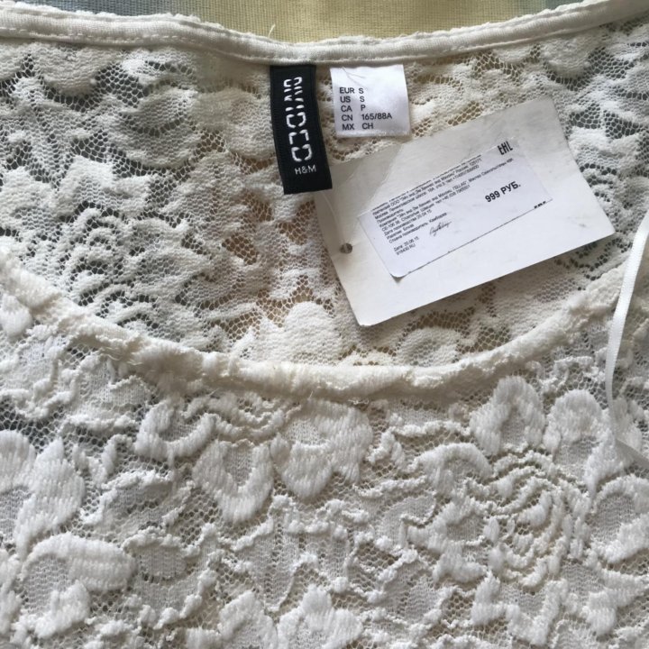 Новая блузка белая H&M