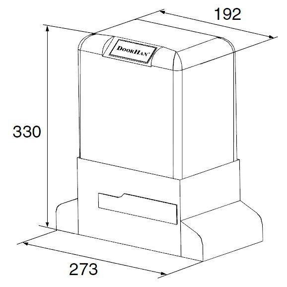 Привод Дорхан SL-1300 для откатных ворот