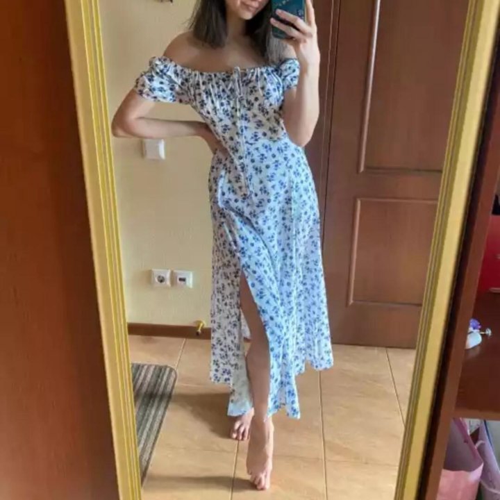 Новое платье миди