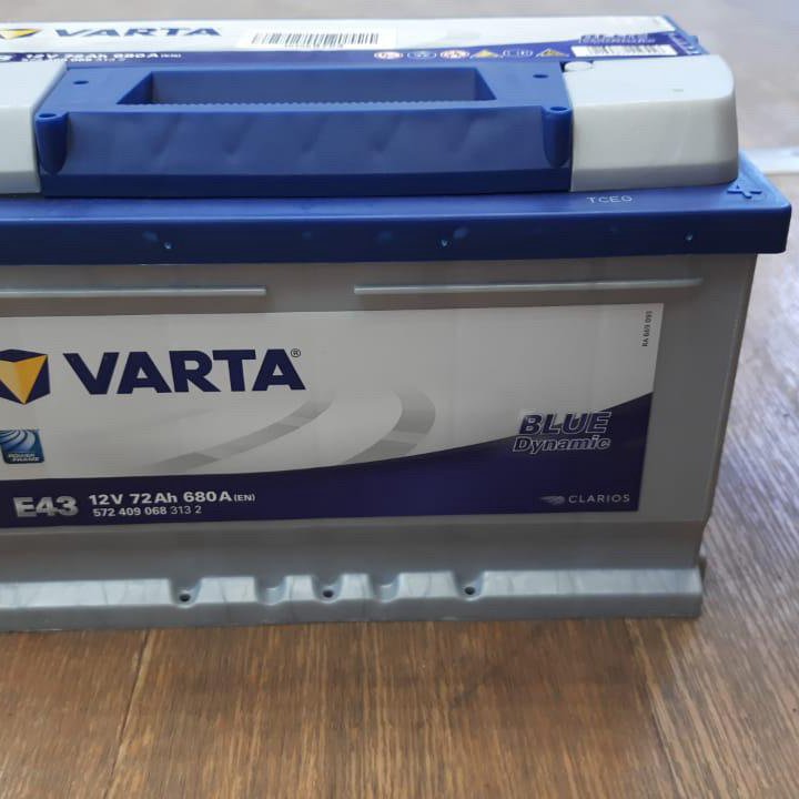 Продам новый аккумулятор VARTA 72 Ач (низкая)