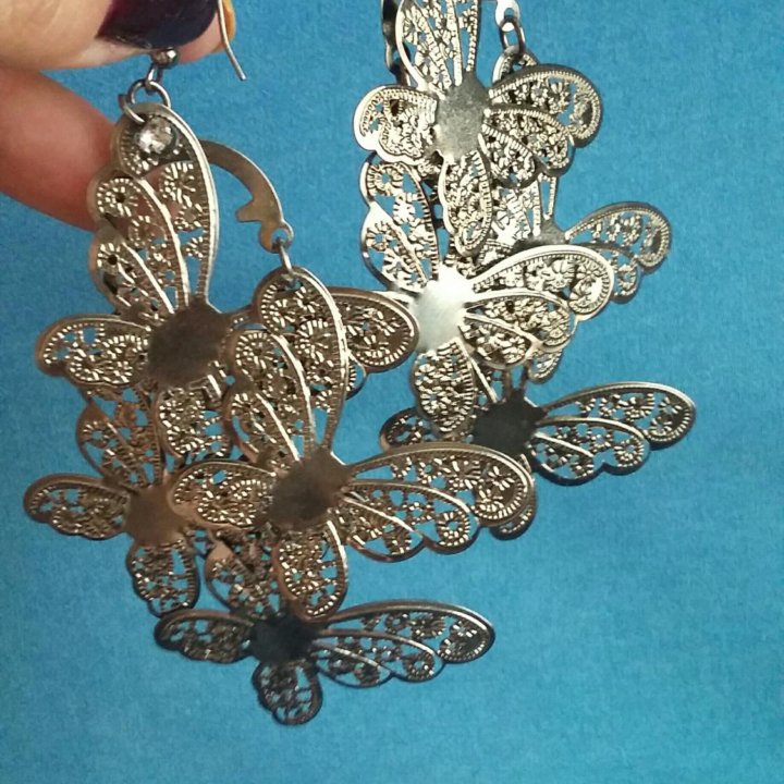 серьги воздушные