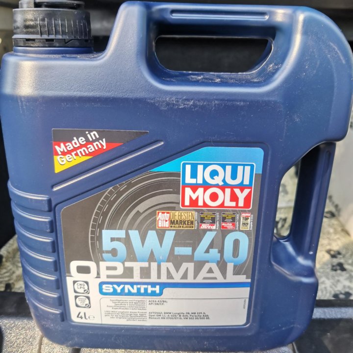 Масло моторное LIQUI MOLY 5w40