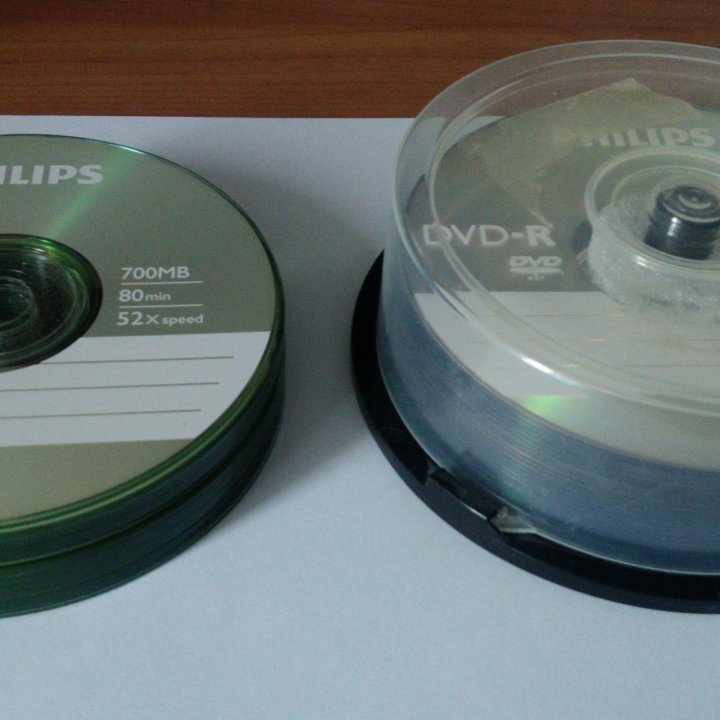 Диски Philips DVD-R (Новые)