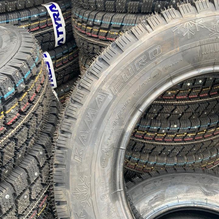 185/75 R16C шины зима шипы на Газель Кама Евро 520